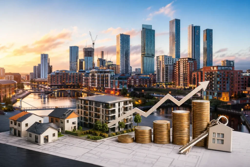 Manchester city centre skyline &mdash; buy to let investment property