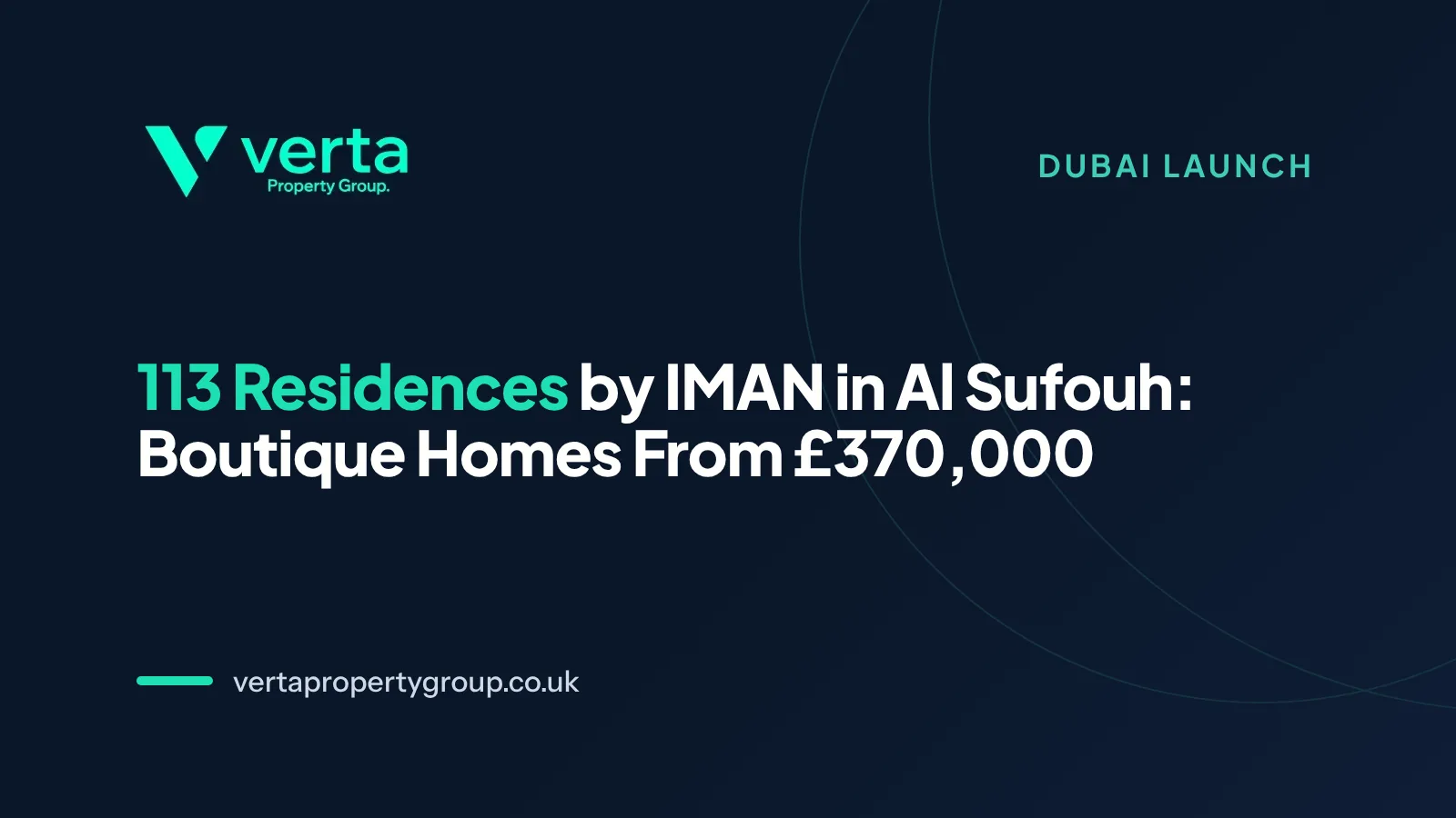 113 Residences by IMAN Launches in Al Sufouh: 113 Boutique Homes Between Palm Jumeirah and Dubai Marina From £370,000
