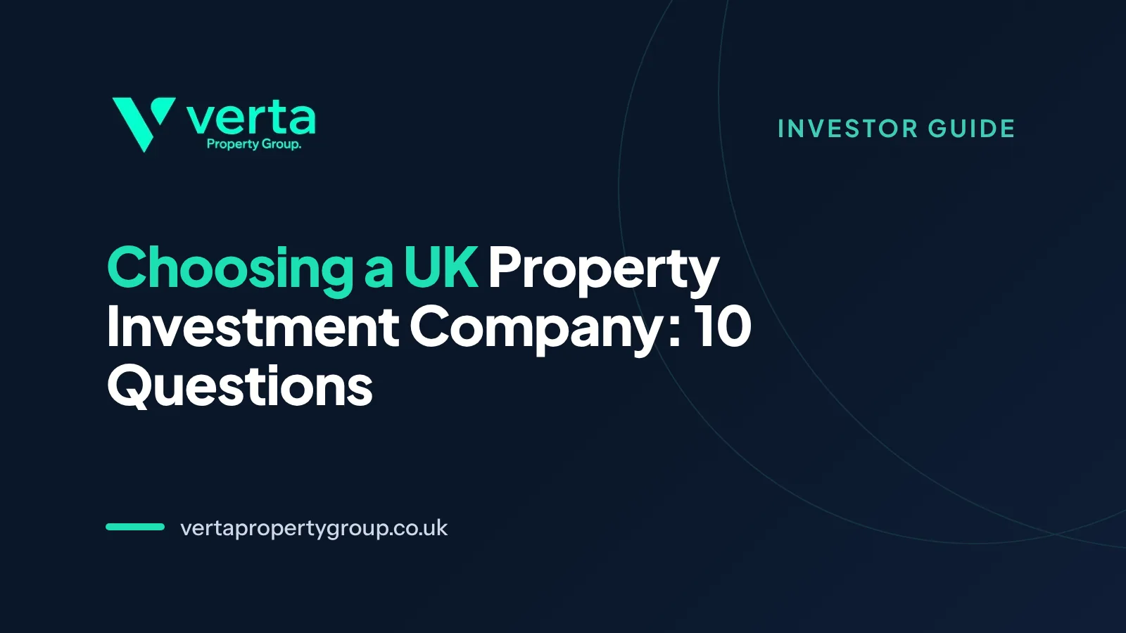 How to choose a UK property investment company: ten questions to ask before you buy