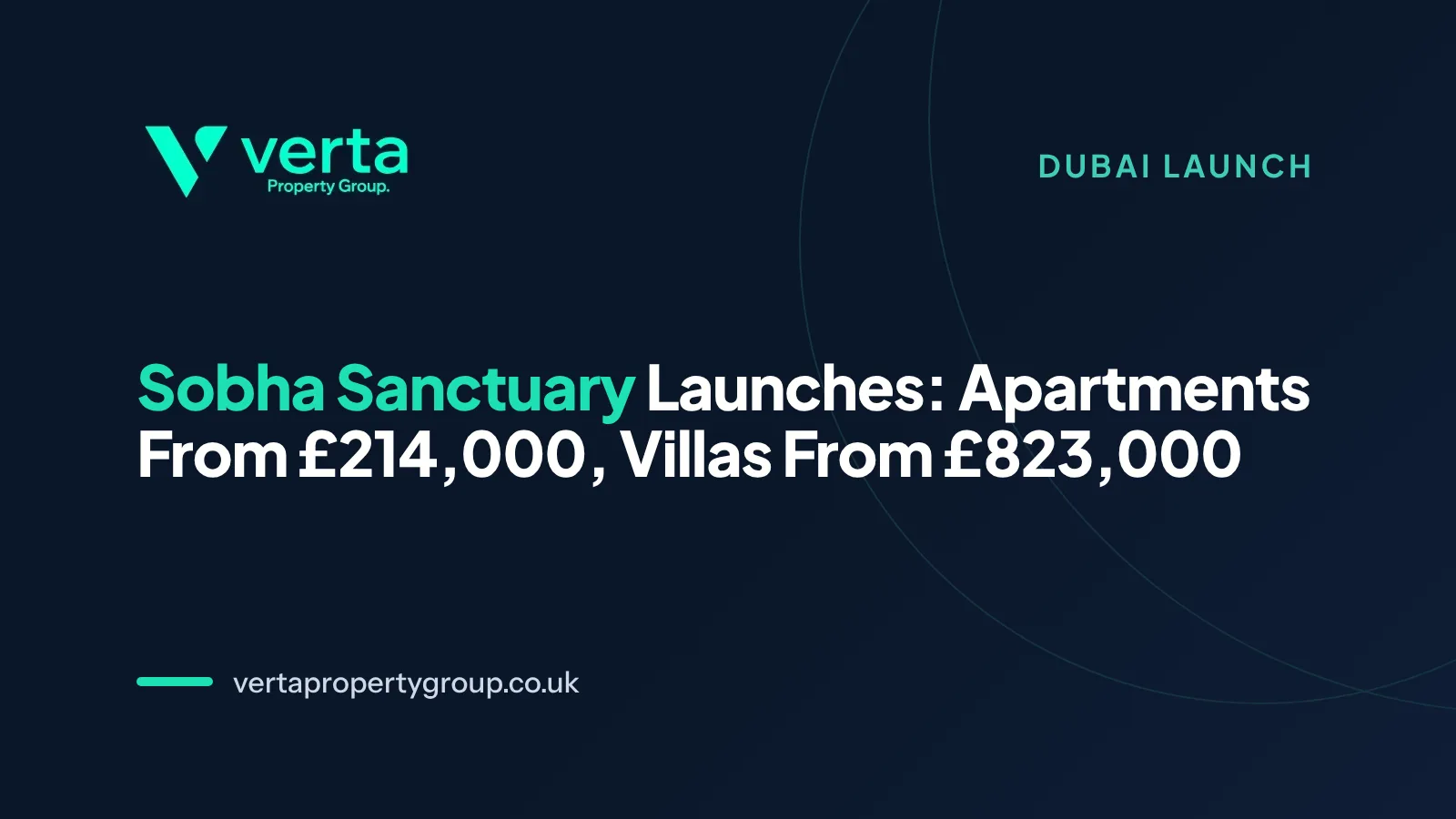 Sobha Sanctuary Launches in Dubai: Sobha's Largest Masterplan, Apartments From £214,000 and Villas From £823,000
